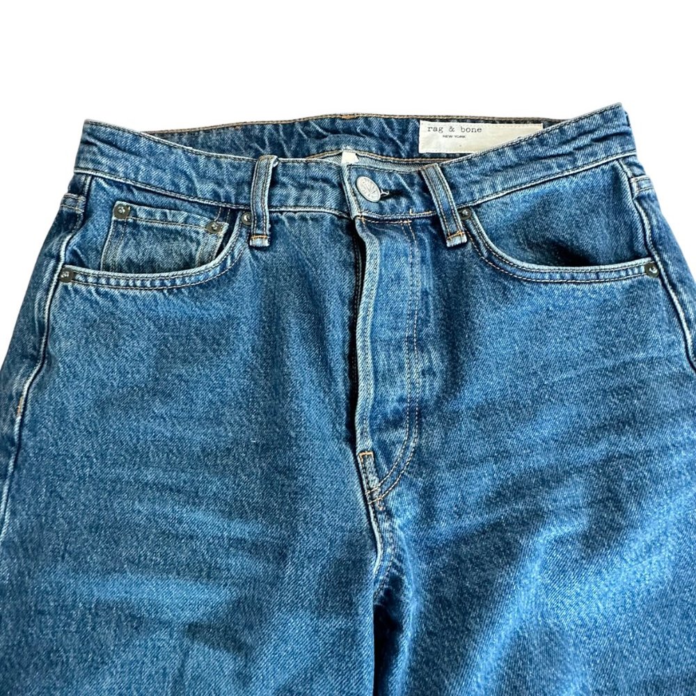 Rag And Bone Maya High Rise Crop Flare Size 27 Wo… - image 3